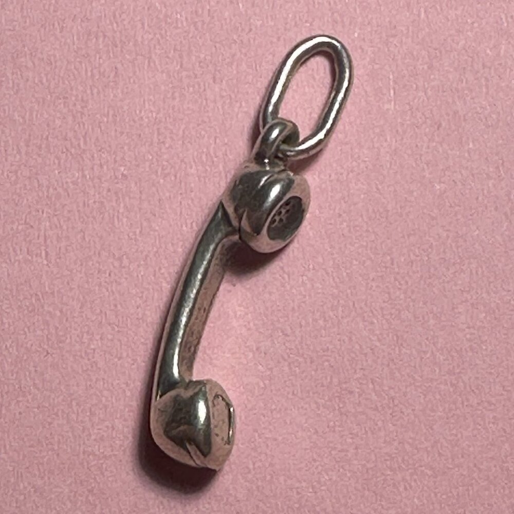 Mini Phone Receiver Charm